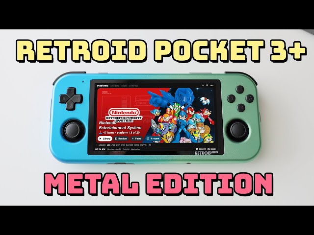 Beautiful! Retroid Pocket 3+ Metal Edition Review - YouTube