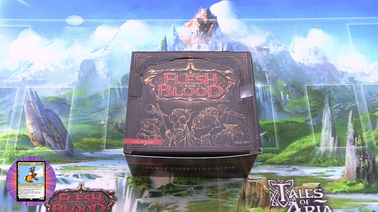 Flesh and Blood Welcome to Rathe Unboxing - CRAZY PULL! - YouTube