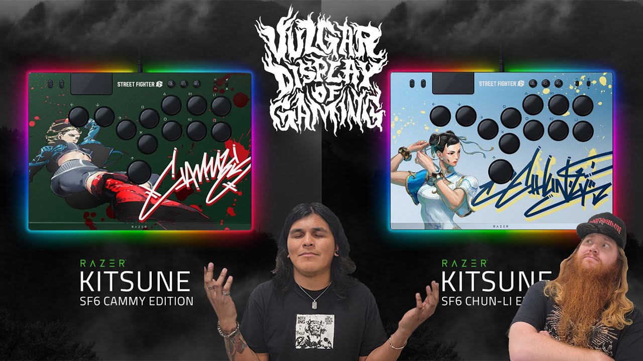 Razer Kitsune Cammy edition unboxing and Street Fighter 6 play