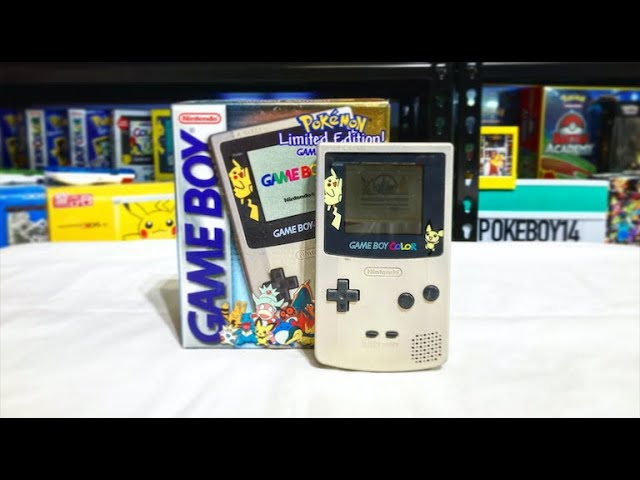GOLD & SILVER Pikachu Pichu Edition Game Boy Color - Check out