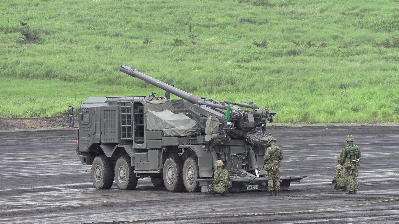 Japanese army unveils its new Type 19 155mm/52-calibre 8x8 wheeled