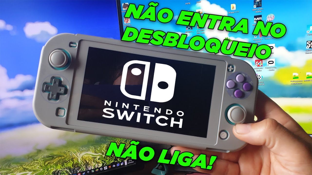 Nintendo Switch Desbloqueado Não Liga Ou Só Entra No Original - O