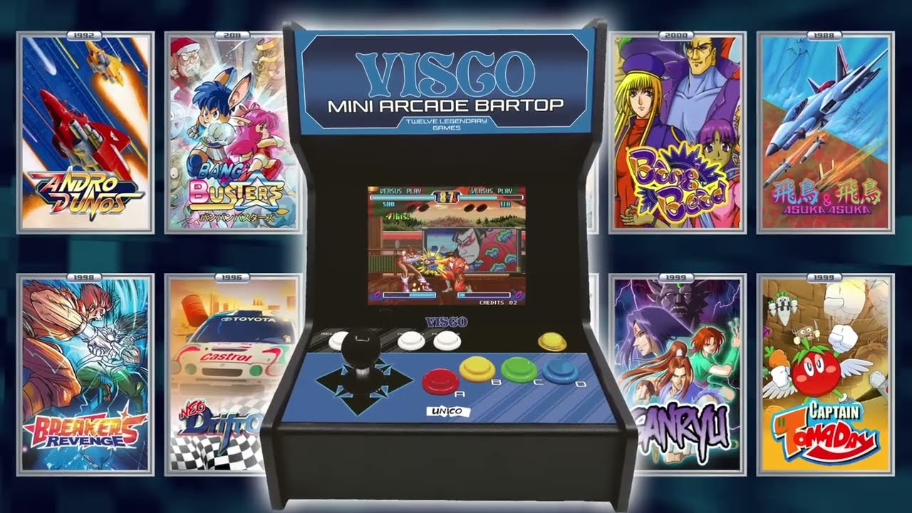 VISCO Mini Arcade Bartop - PixelHeart