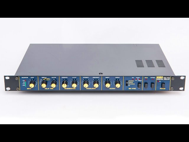 KORG SDD-1000 (1984) Digital Delay - YouTube