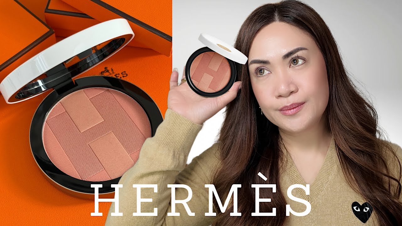 New! HERMÈS PLEIN AIR H TRIO SILKY BLUSH POWDER 10 ROSE HALE