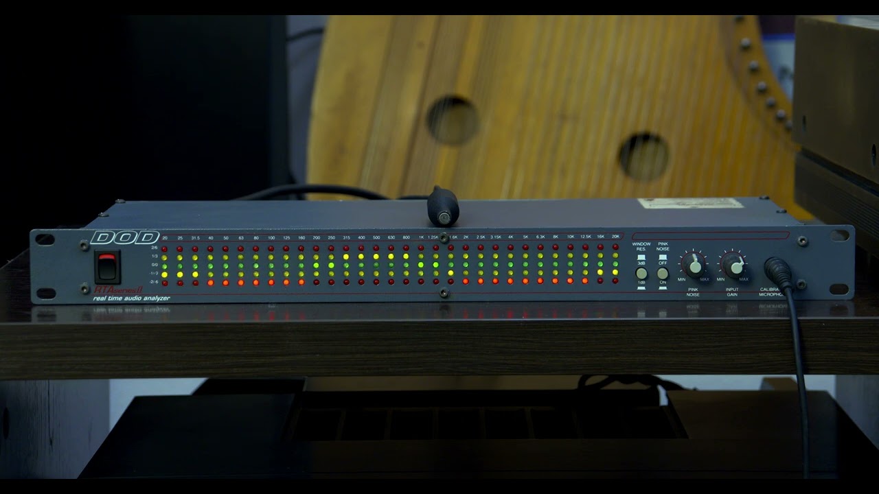 DOD RTA Series II Real Time Audio Analyzer - YouTube