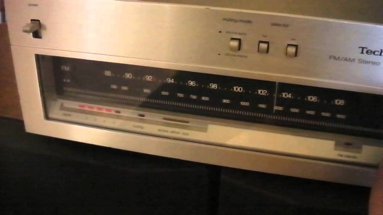 Technics ST-8044 Stereo Tuner - YouTube