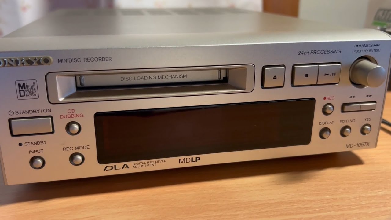 ONKYO オンキョー MDデッキ MD-105TX ジャンク ONKYO オンキョー MD