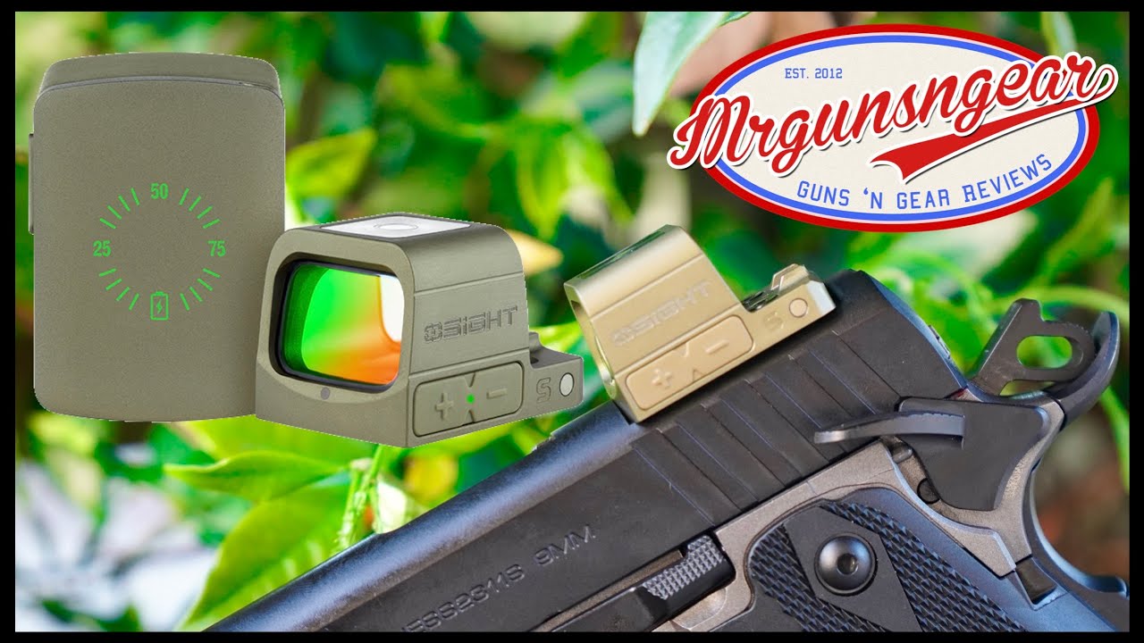 Osight S Olive Green Enclosed Red Dot Optic 🔴 - YouTube