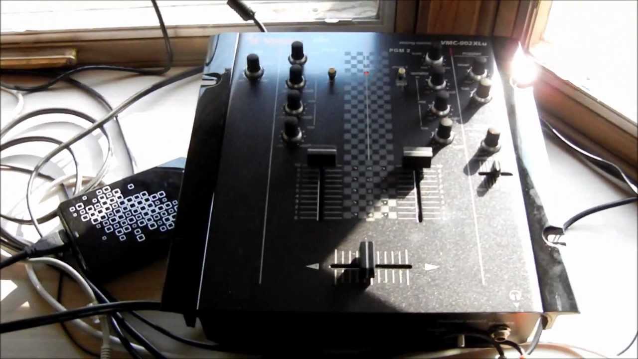 Quick Vestax VMC-002XLu mixer review - DJ PJ - YouTube
