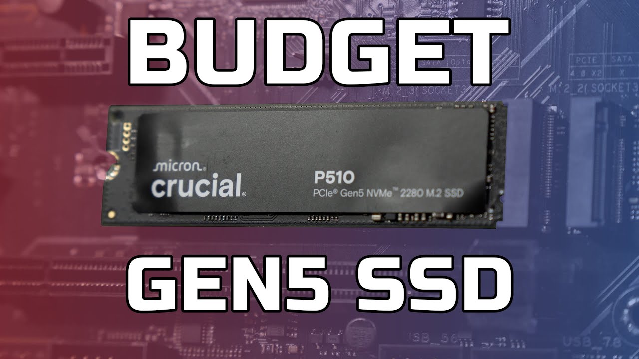 Crucial P510 2TB Gen 5 SSD Review - IT'S OVER 9000! - YouTube