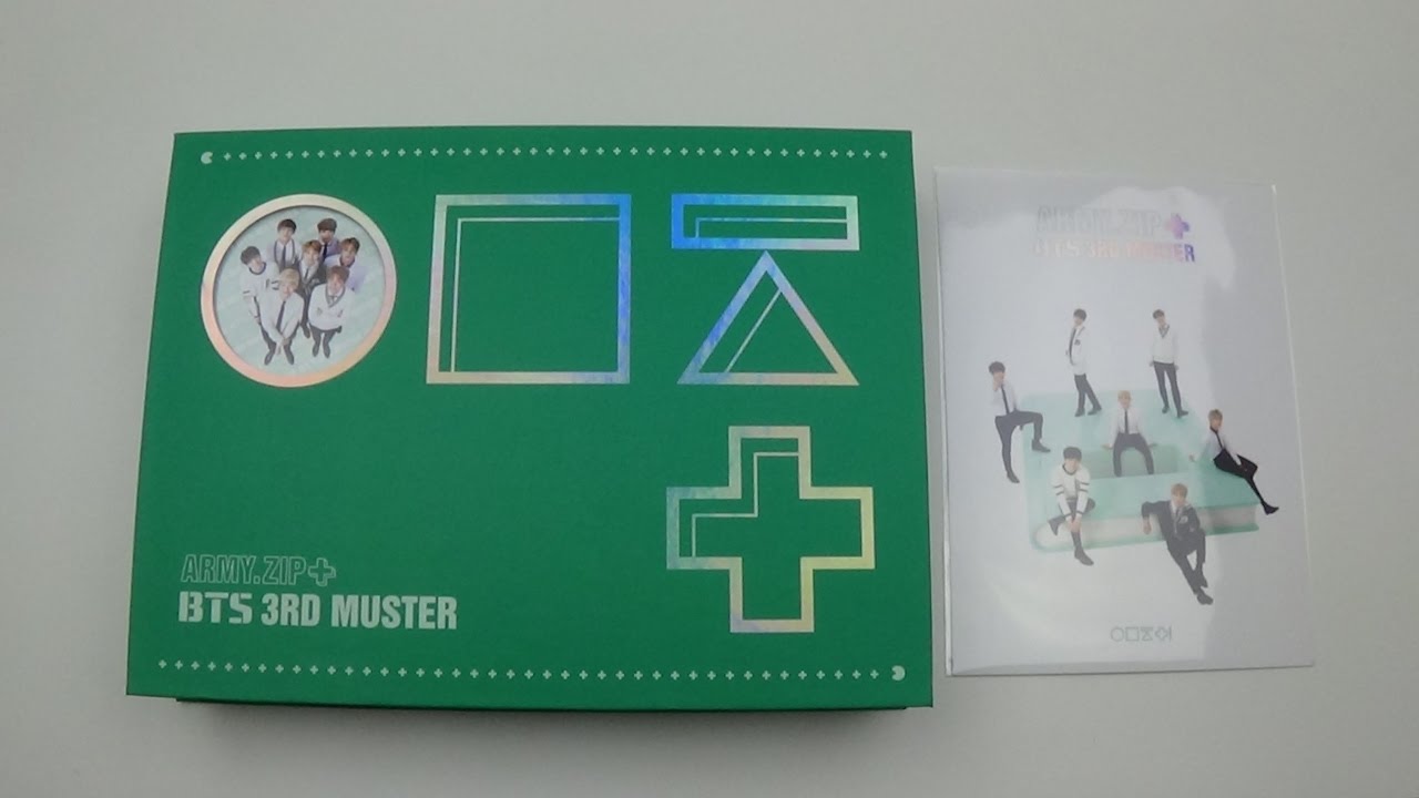 Unboxing BTS (Bangtan Boys) 방탄소년단 3rd Muster ARMY.ZIP+ DVD