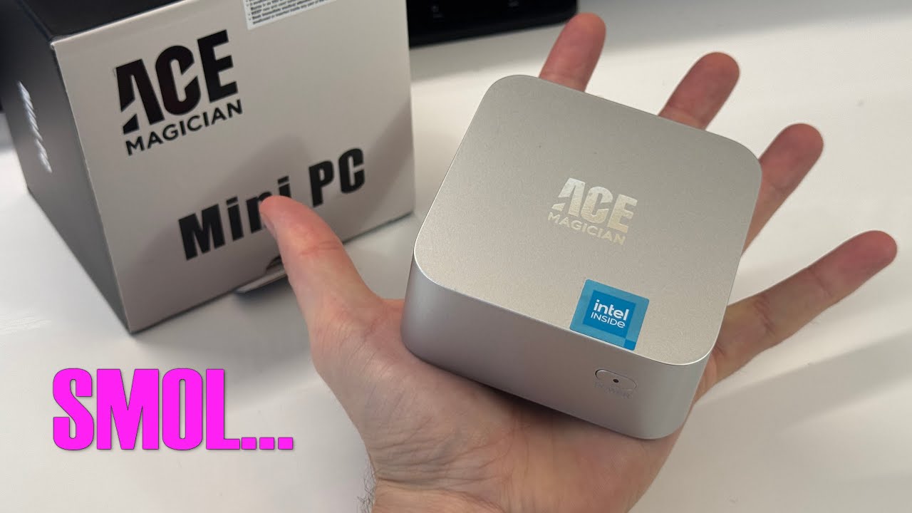It's Absurdly Tiny  ACEMAGICIAN T8Plus Mini PC - YouTube