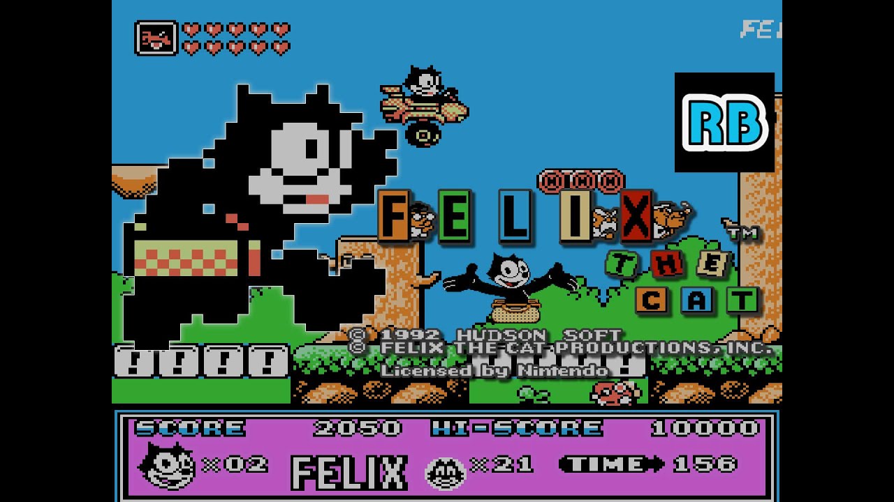 1992 [60fps] NES Felix the Cat ALL - YouTube