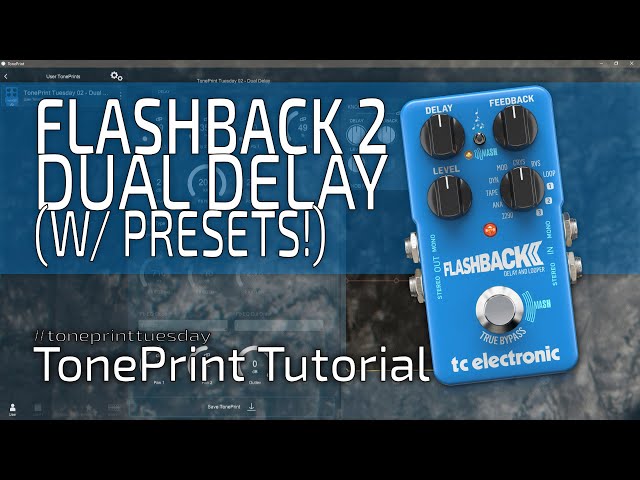TonePrint Tuesday | 02: A dual function DELAY TonePrint with