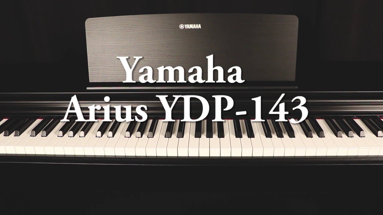 Yamaha YDP-143 Demo & Review - YouTube