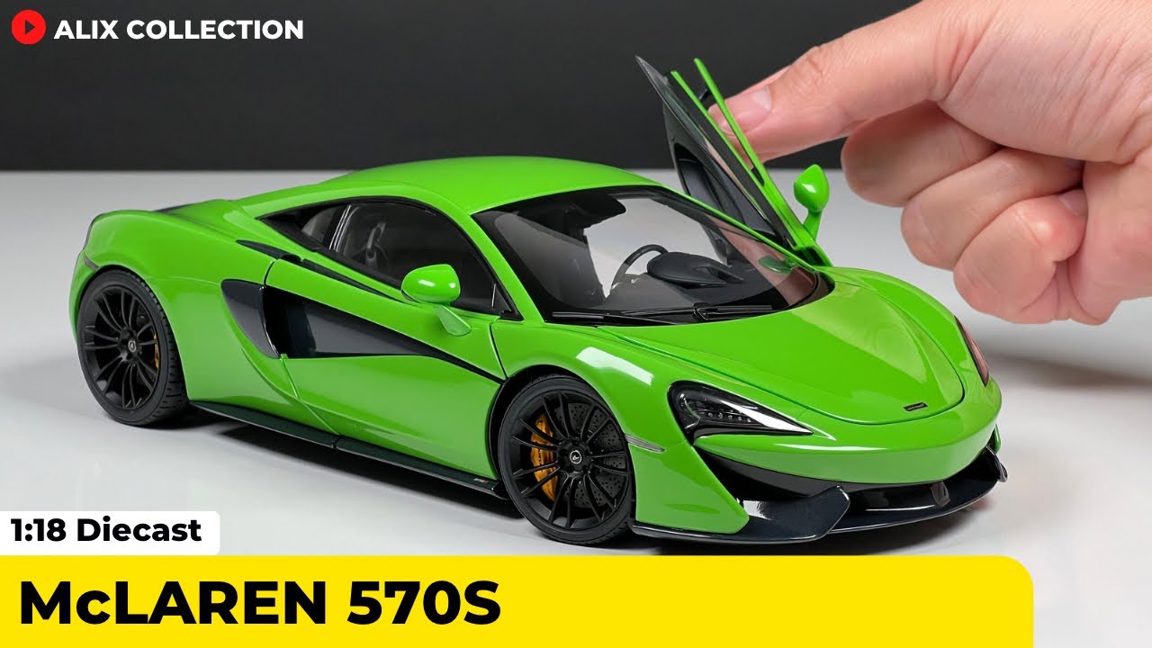 Unboxing of McLaren 570S 1:18 Diecast Model Car by AUTOart Models