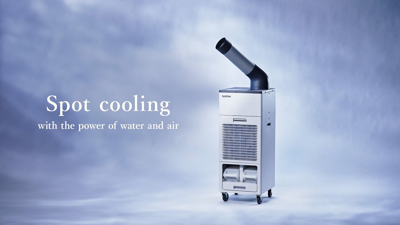 A newly imagined eco-friendly spot cooler that cools with the