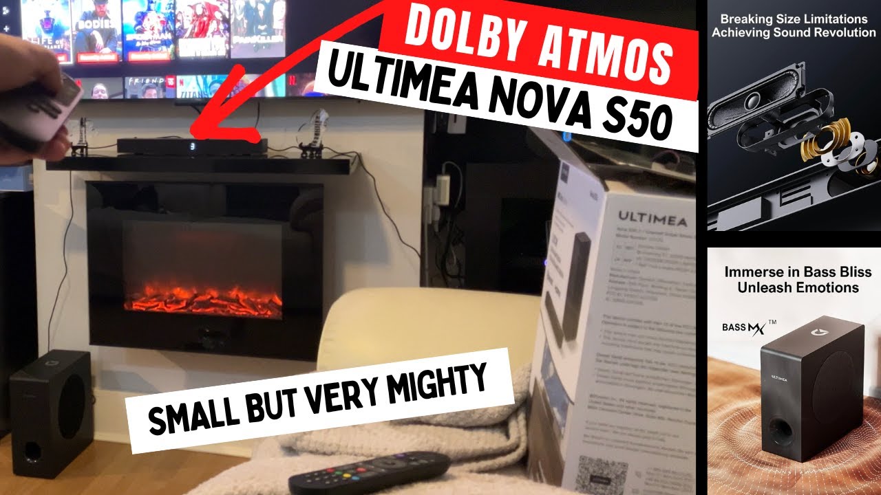 ULTIMEA Nova S50 Dolby Atmos Soundbar & Subwoofer Unboxing and