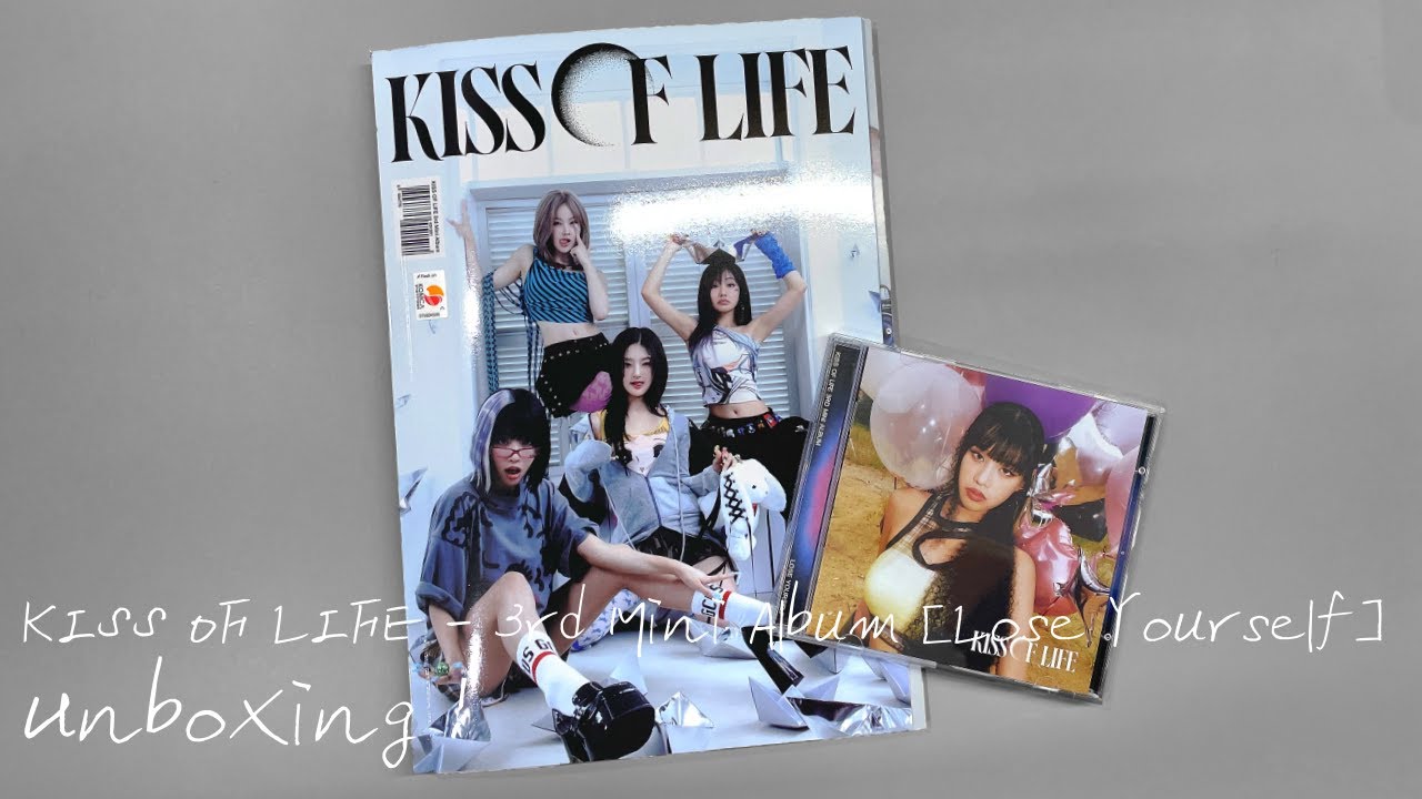 KISS OF LIFE - 3rd Mini Album [Lose Yourself] Unboxing ! - YouTube