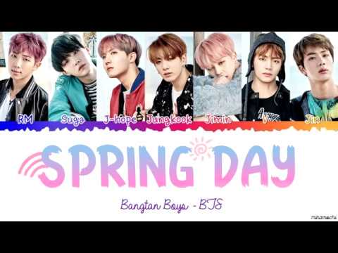BTS (방탄소년단) 'Spring Day' (봄날) 🌸 Lyrics [Color Coded