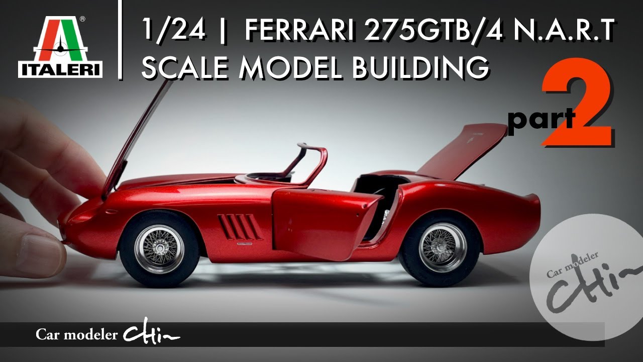 ITALERI | FERRARI 275GTB/4 | BUILDING Part-2 - YouTube