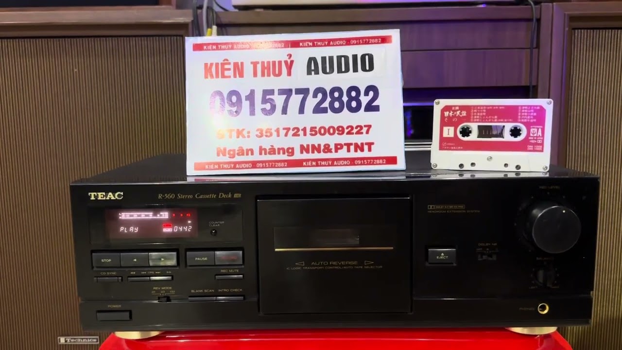 TEAC R -560 Stereo Cassette Deck * 0915772882 - YouTube
