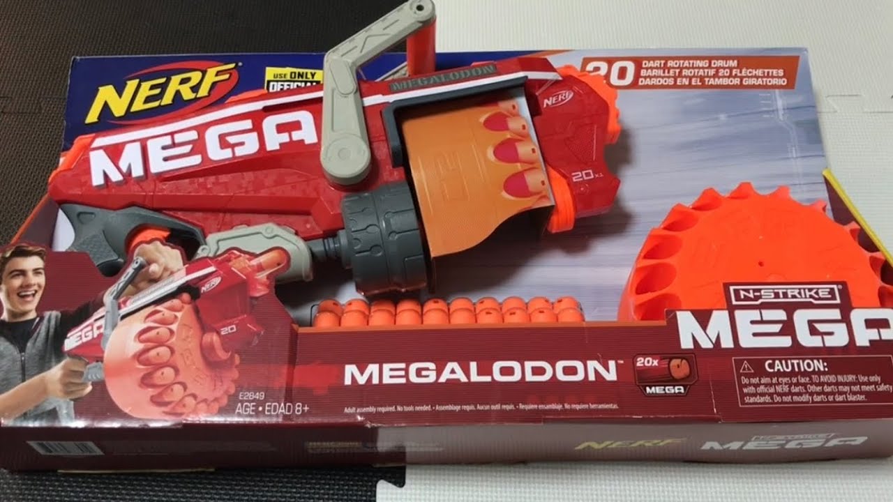 ナーフ メガ メガロドン 紹介 NERF Megalodon N-Strike Mega Toy