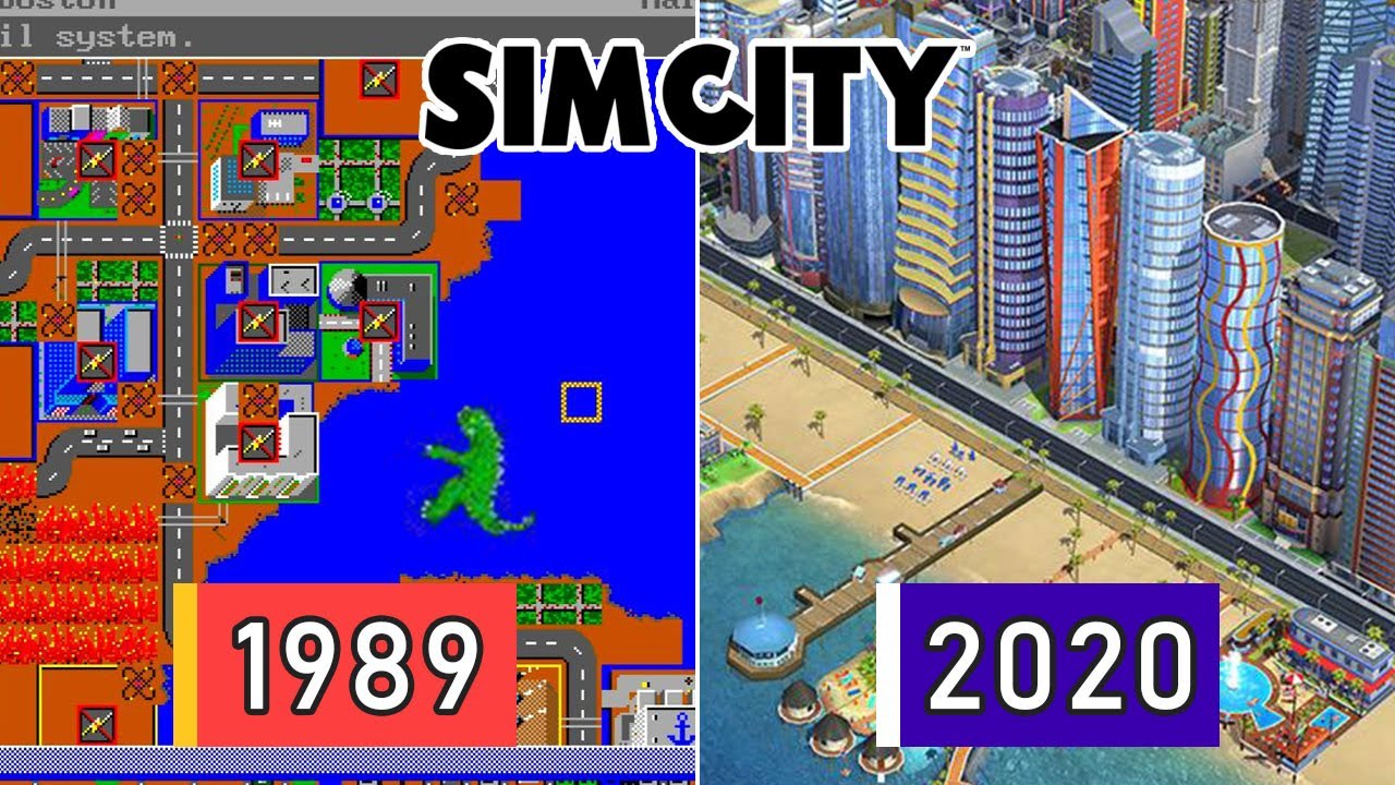 SimCityゲームの進化 1989-2014 : r/SimCity