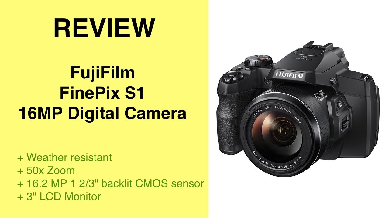 Review Fujifilm Finepix S1 digital camera - YouTube