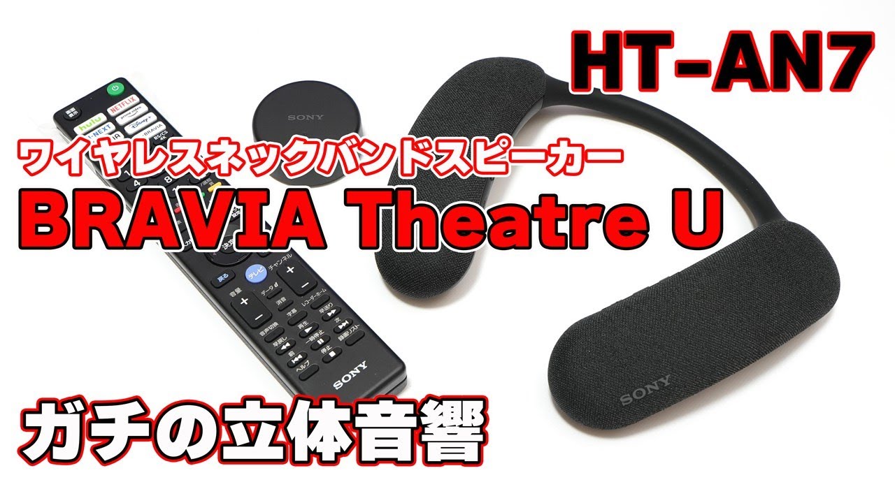 BRAVIA Theatre U] SONY Wireless Neckband Speaker 