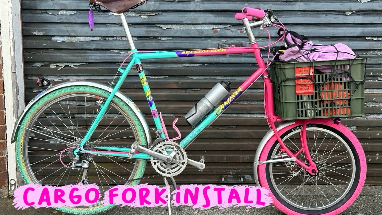 Retro Cargo commuter - Crust Clydesdale fork - YouTube