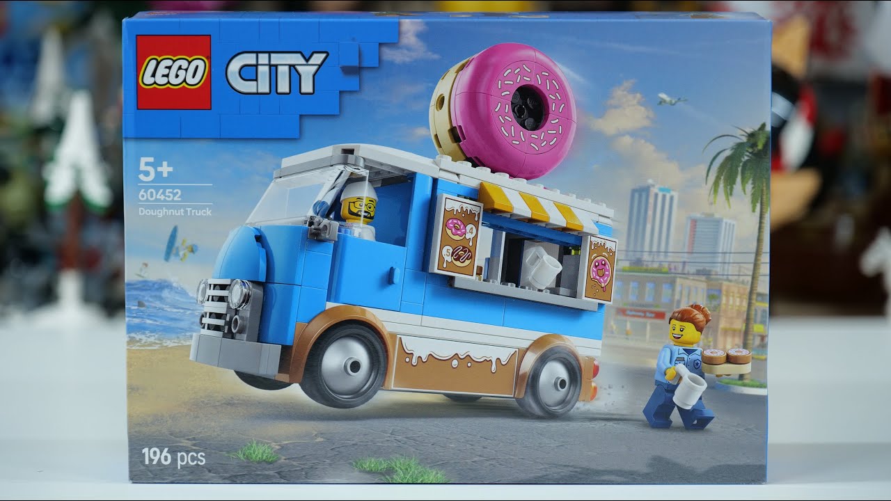 LEGO City Donut Truck 60452 Speed ​​build & Review - YouTube
