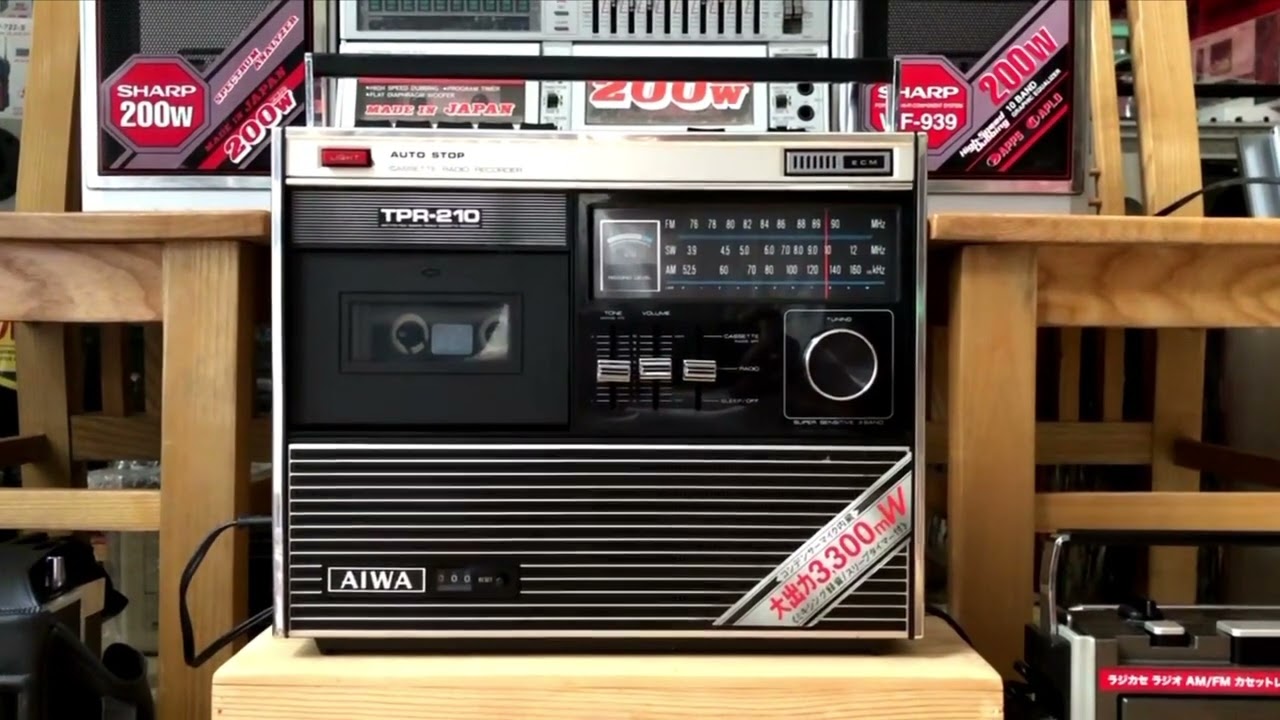 AIWA TPR 210 #vintage #radio - YouTube
