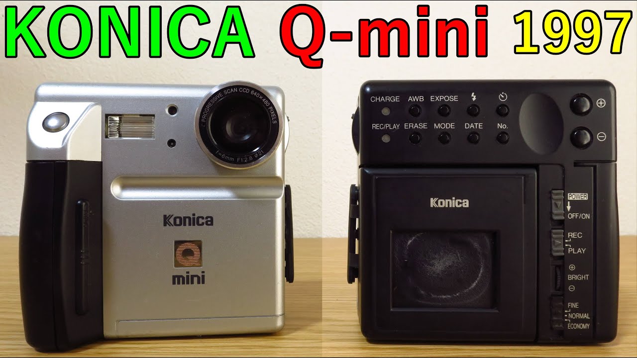 Junk] 110 yen KONICA Q-mini QM3501 Operation verification and