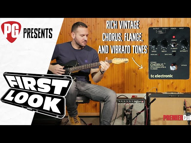 TC Electronic's 1st Pedal Reissued! SCF Gold Stereo Chorus Flanger