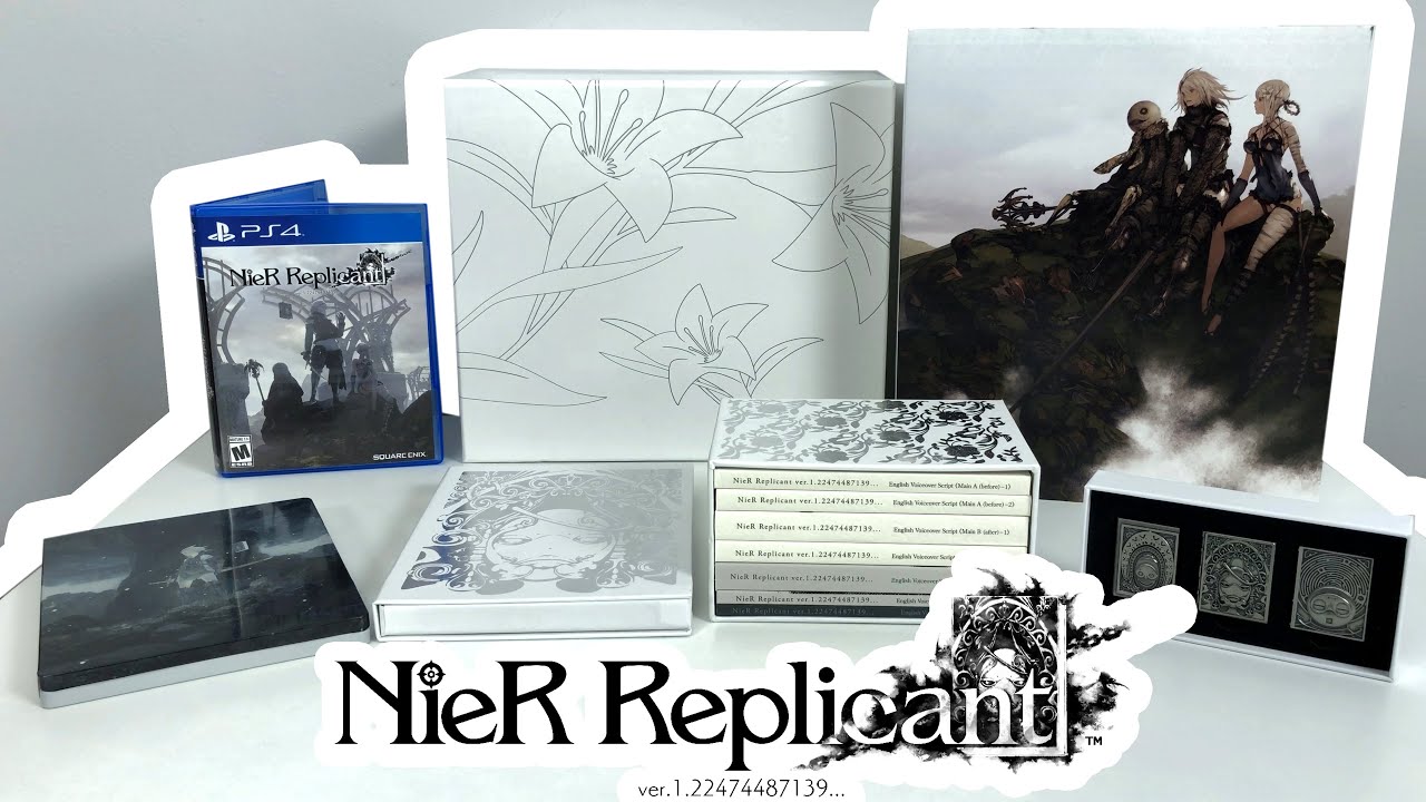 NieR Replicant White Snow Collector's Edition Unboxing | ver