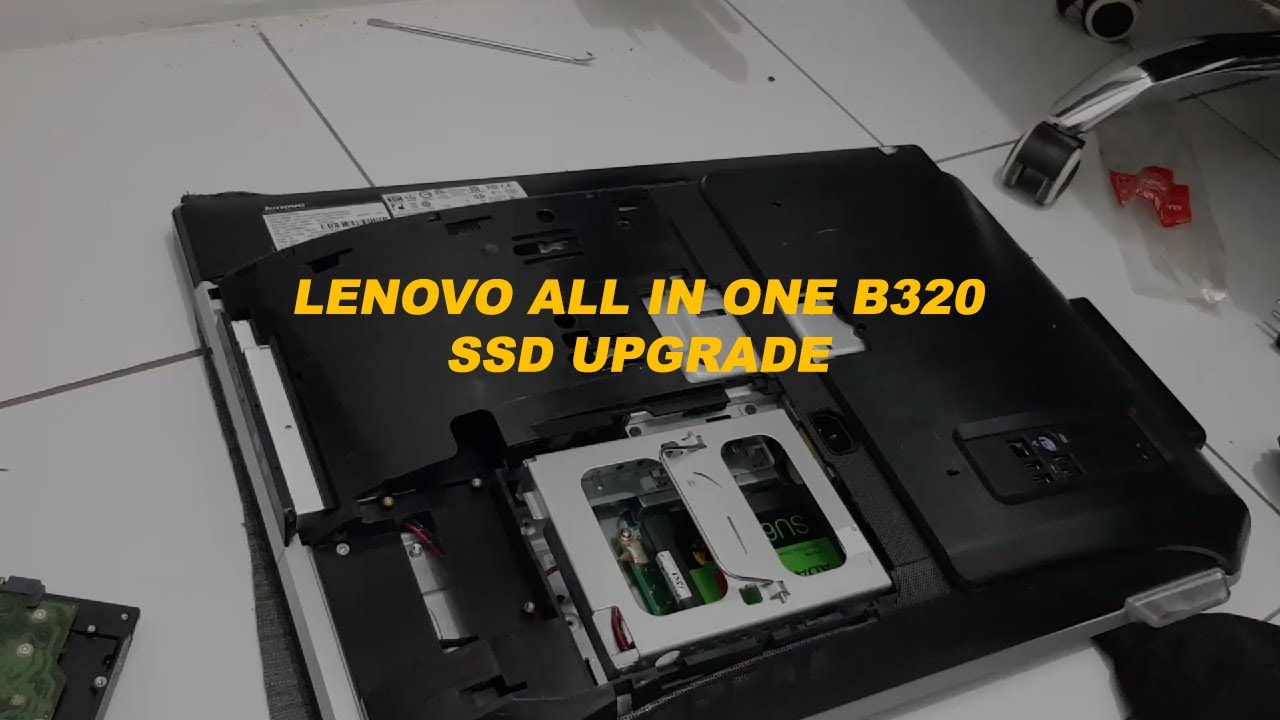 Lenovo All In One b320 SSD UPGRADE - YouTube