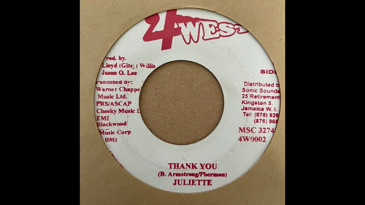 Chevelle Franklyn & Lady G - Thank You 【 Reggae Vinyl Records