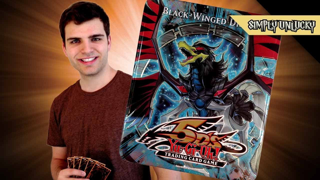 Best Yugioh 5Ds 2010 Black Winged Dragon Tin Opening! ..Secret