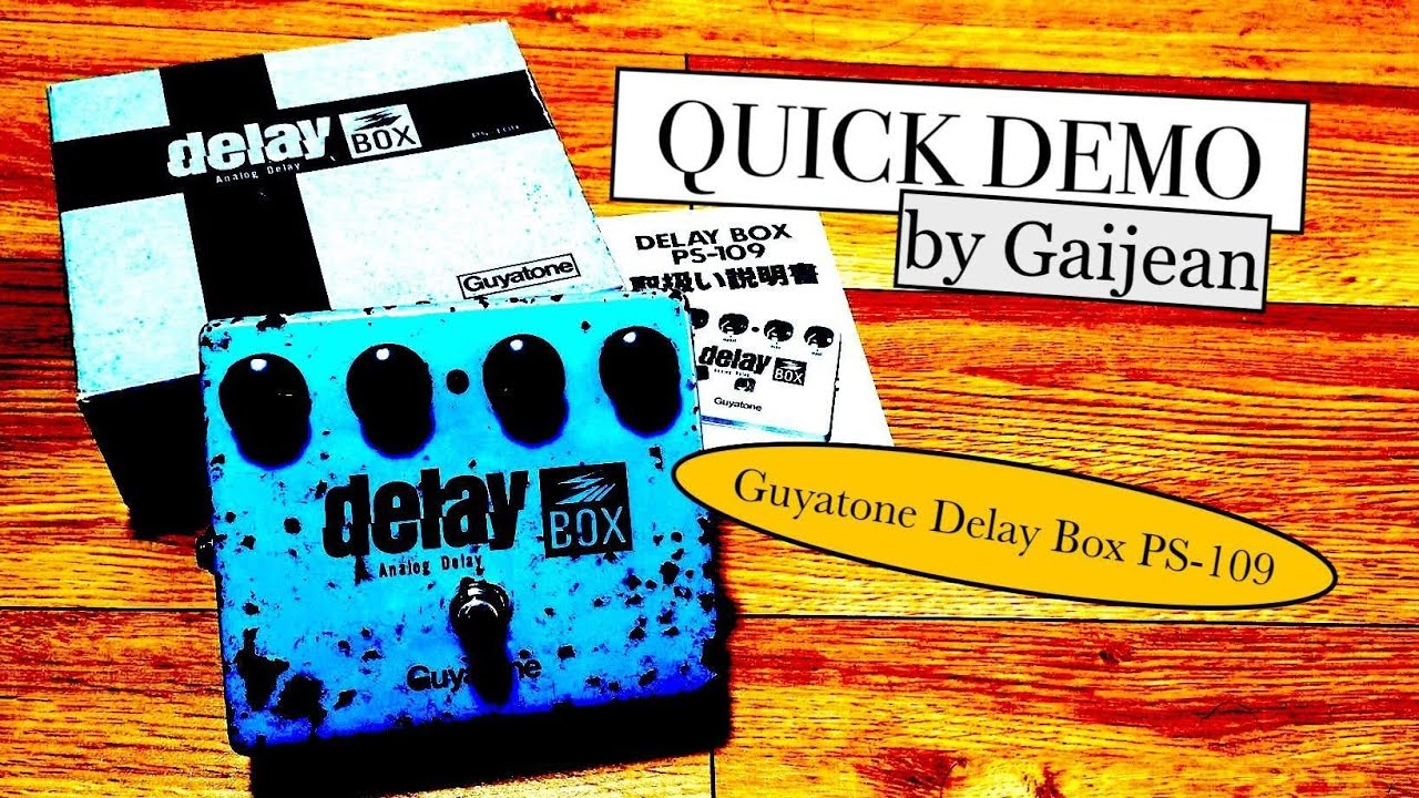 Guyatone PS-109 Analog Delay Box Quick Demo - YouTube