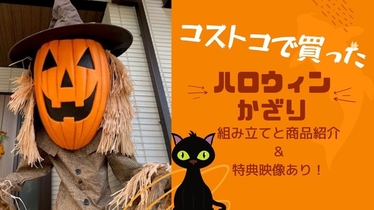 コストコでハロウィンの飾り買ってみた｜組立＆紹介｜ジャック・オー