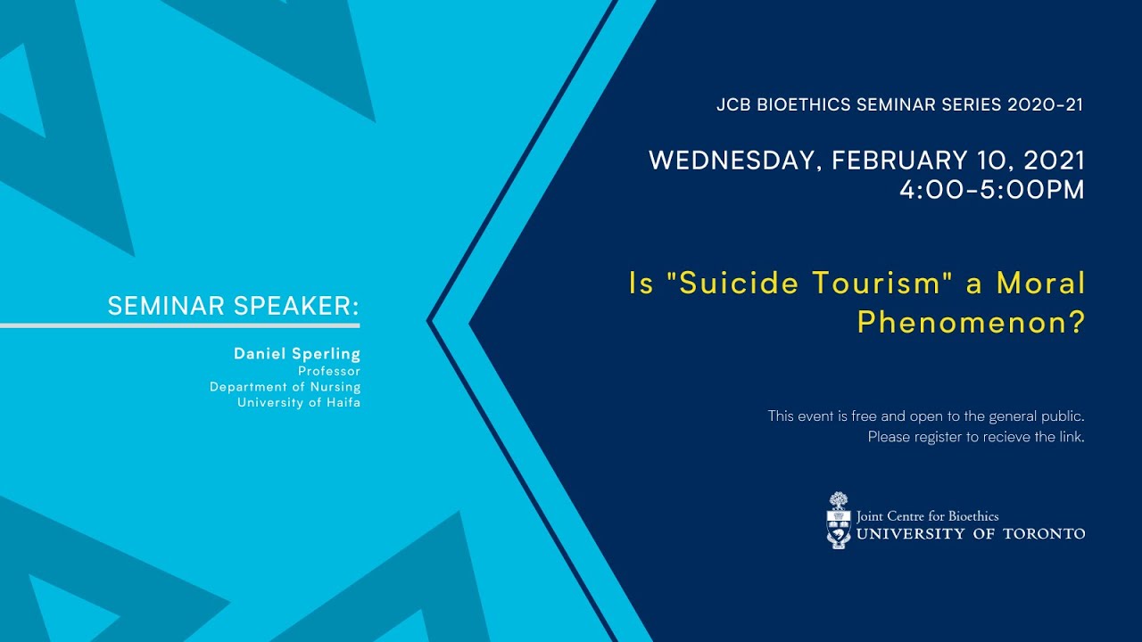 SUICIDE TOURISM by Daniel Sperling