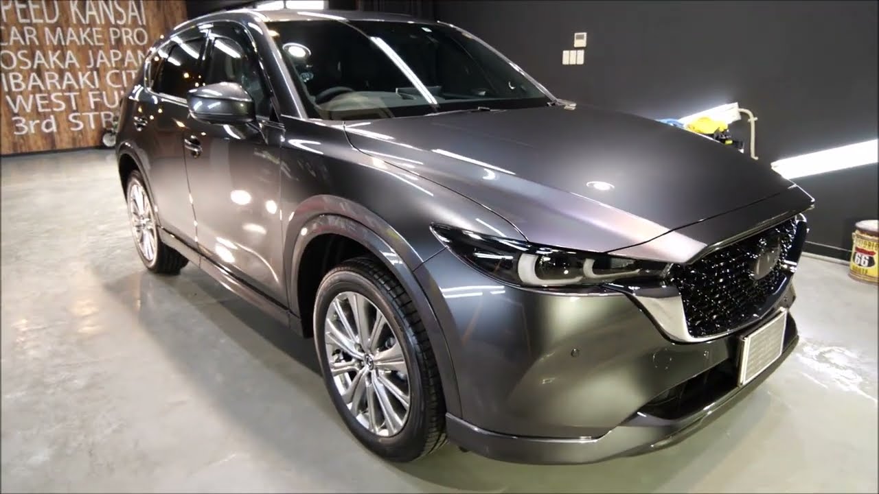 新型マツダCX5 3DA-KF2P マシーングレープレミアムメタリック磨き&自己