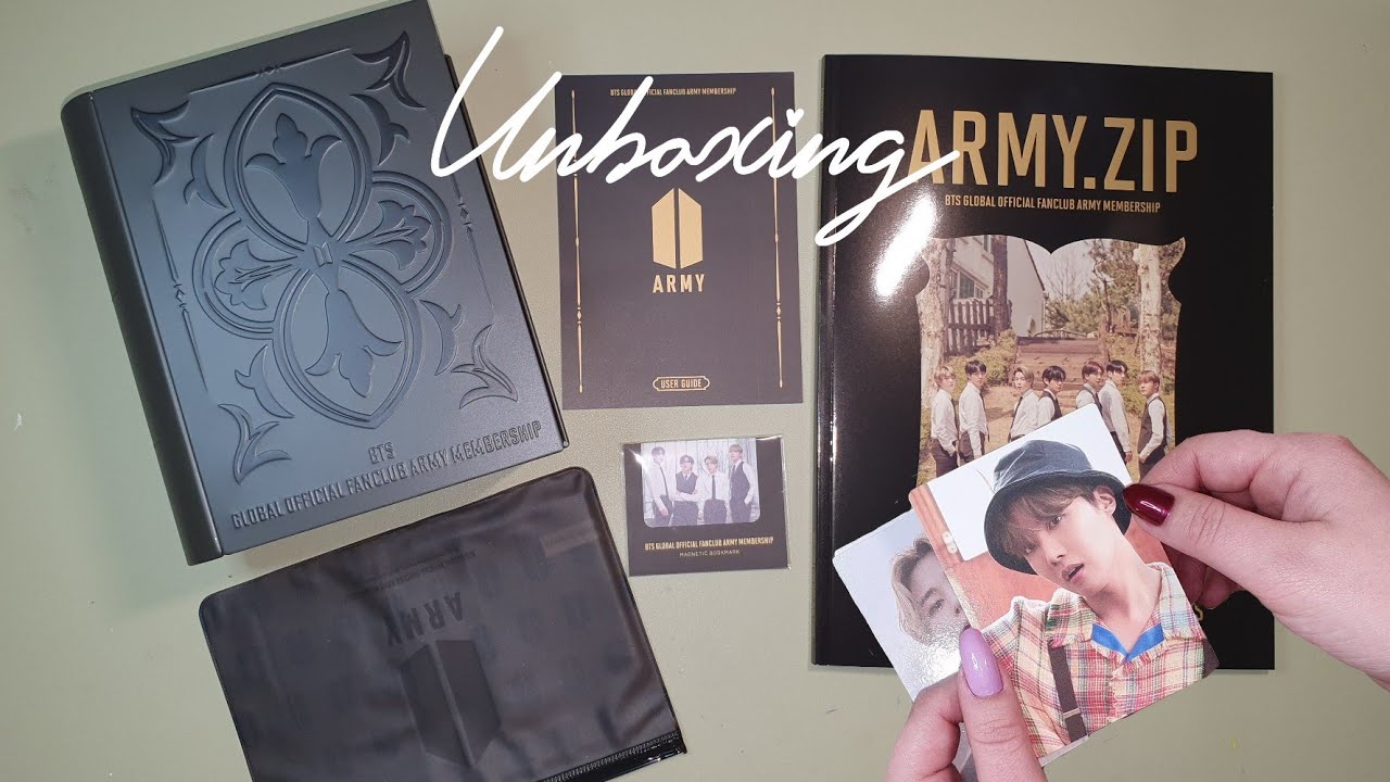 Bts 7th Army membership kit Unboxing - YouTube