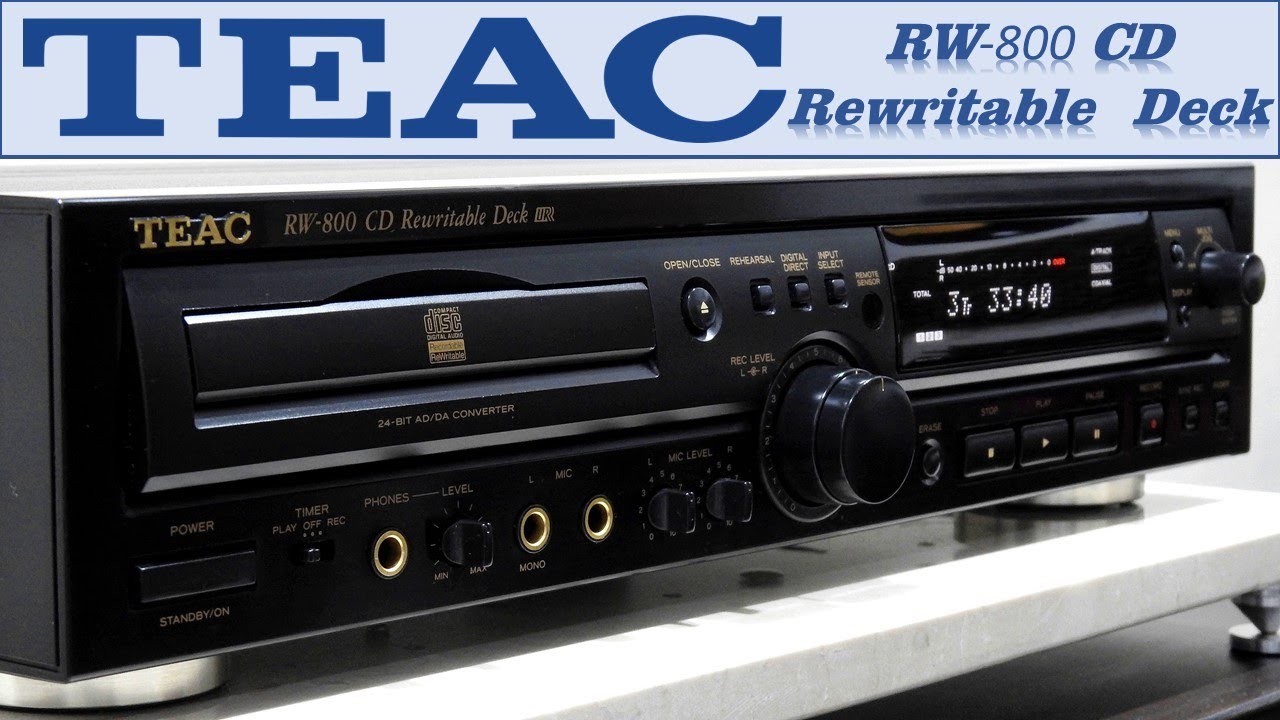 TEAC RW-800 - YouTube