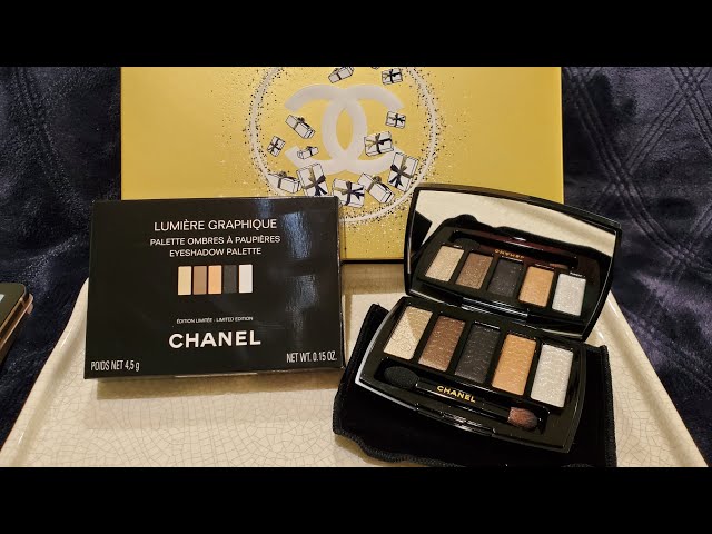 Chanel Lumière Graphique Eyeshadow Palette / Holiday 2023 - YouTube