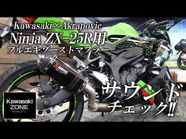 Kawasaki x Akrapovic Collaboration [Full Exhaust System for Ninja