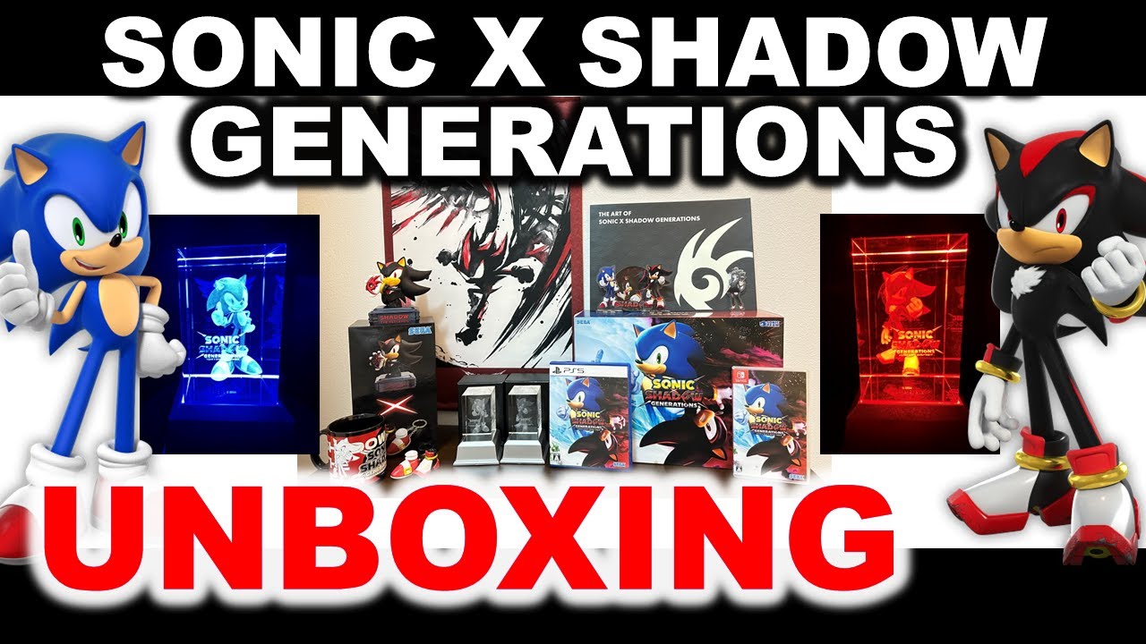Japan Exclusive】Unboxing Sonic X Shadow Generations Collector's