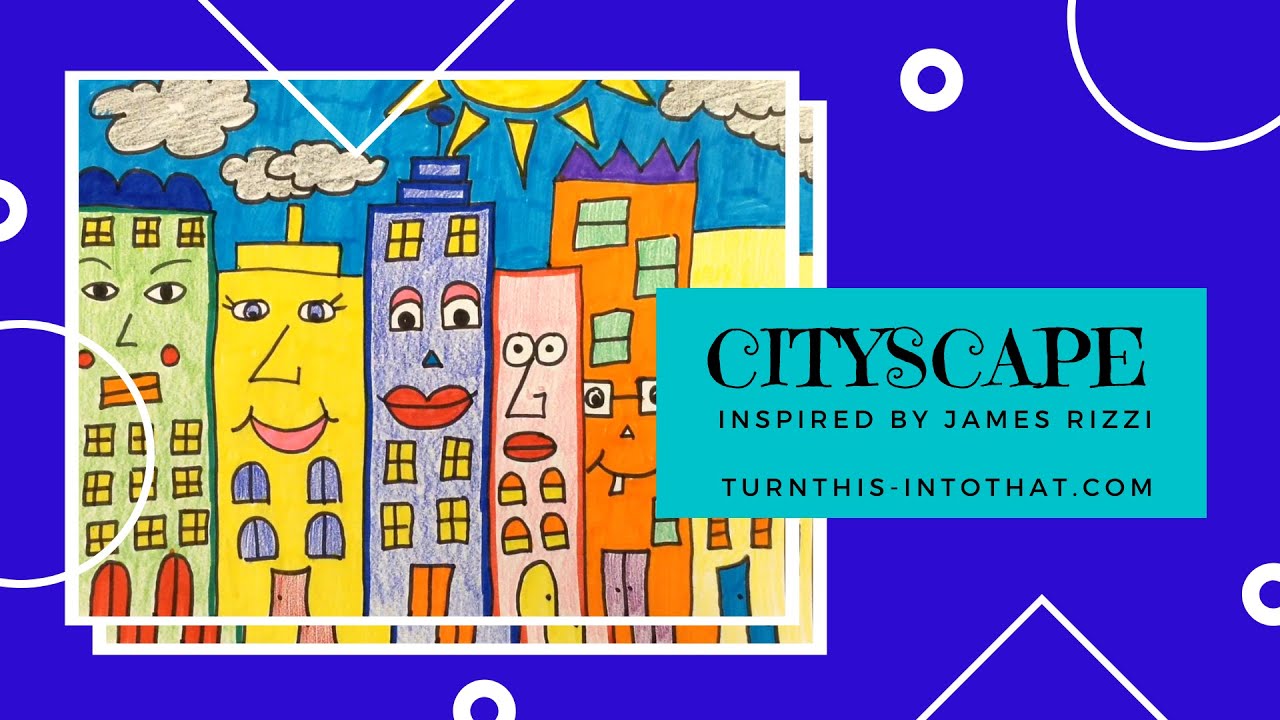 Cityscape Inspired by James Rizzi - YouTube